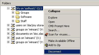 Disconnect Drive