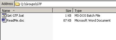 Get Foldername Script