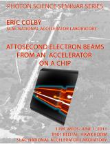 Attosecond Electron Beams from an Accelerator on a Chip