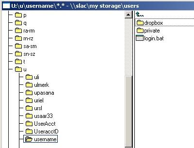 U: Drive for other Staff Home Directories