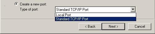 LPR - Select a Printer Port