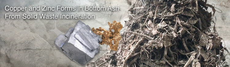 Copper and Zinc Forms in Bottom Ash from Solid Waste Incineration