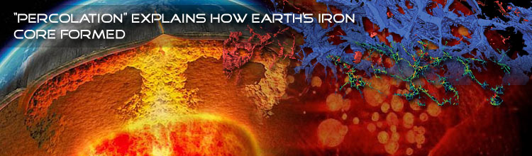 Percolation Explains How Earth’s Iron Core Formed