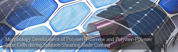 Polymer–Polymer Solar Cells during Solution-Shearing Blade Coating