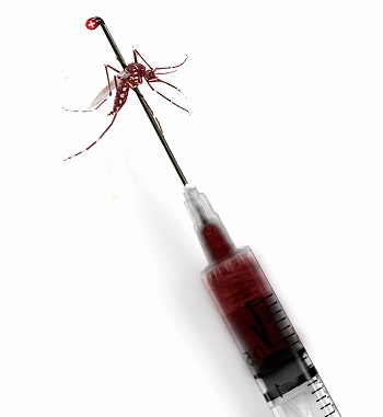 Syringe mosquito figure