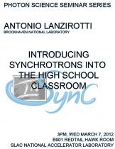 Introducing Synchrotrons into the High School Classroom