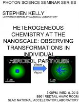 Heterogeneous Chemistry at the Nanoscale: Observing Transformations in Individual Aerosol Particles