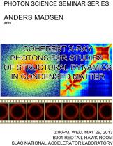 Coherent X-ray photons for studies of structural dynamics in condensed matter