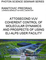 Attosecond  VUV Coherent  Control of Molecular  Dynamics  and Prospects  of Using ELI-ALPS User Facility