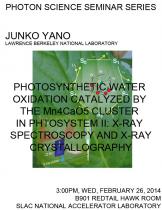 Photosynthetic water oxidation catalyzed by the Mn4CaO5 cluster in Photosystem II: X-ray spectroscopy and X-ray crystallography