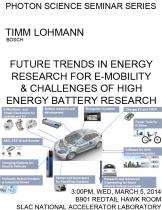 Future Trends in Energy Research for e-Mobility & Challenges of High Energy Battery Research