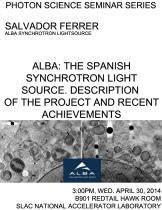 ALBA: the Spanish synchrotron light source. Description of the project and recent achievements.