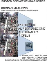A simple device to do serial femtosecond crystallography at XFELs