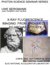 X-ray Fluorescence Imaging: From Archimedes to Archaeopteryx and Beyond