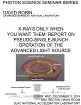 X-rays only when you want them: Report on Pseudo-single-bunch operation of the Advanced Light Source 