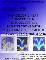 Microscopic Heat Transport in Thermoelectrics: Investigations with Scattering Experiments and Computer Simulations