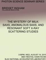 The mystery of milk: SAXS, anomalous SAXS, and resonant soft X-ray scattering studies