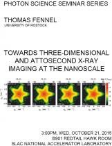 Towards three-dimensional and attosecond x-ray imaging at the nanoscale
