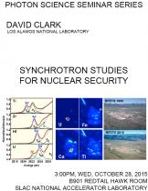 Synchrotron Studies for Nuclear Security