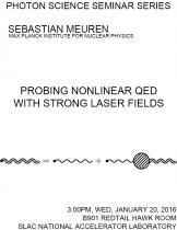 Probing nonlinear QED with strong laser fields