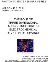 he Role of Three-Dimensional Microstructure in Electrochemical Device Performance