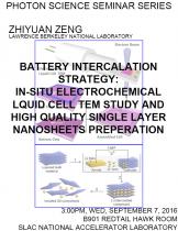 Battery intercalation strategy: in-situ electrochemical liquid cell TEM study and high quality single layer nanosheets preparation