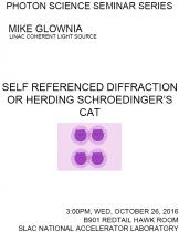 Self Referenced Diffraction or Herding Schroedinger’s Cat Self Referenced Diffraction or Herding Schroedinger’s Cat
