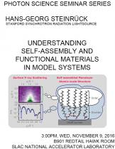 Understanding Self-assembly and Functional Materials in Model Systems