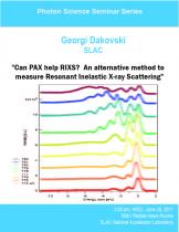 "Can PAX help RIXS?  An alternative method to measure Resonant Inelastic X-ray Scattering"