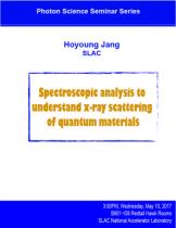 Spectroscopic analysis to understand x-ray scattering of quantum materials