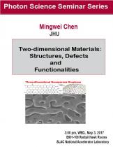 Two-dimensional Materials: Structures, Defects and Functionalities