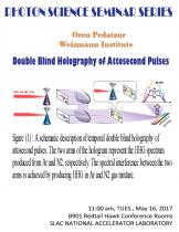 Double Blind Holography of Attosecond Pulses