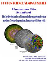 The hydrodynamics of intracellular macromolecular motion:  Toward operational mastery of living cells