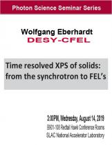 Time resolved XPS of solids: from the synchrotron to FEL’s