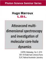 Attosecond multidimensional spectroscopy and investigation of molecular core-hole dynamics