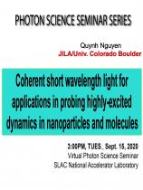 Coherent short wavelength light for applications in probing highly-excited dynamics   in nanoparticles and molecules 