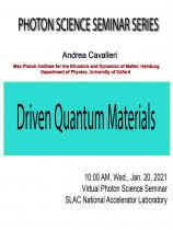 Driven Quantum Materials