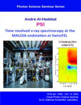 Time resolved x-ray spectroscopy at the MALOJA endstation at SwissFEL