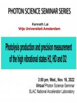Photolysis production and precision measurement of the high vibrational states H2, HD and D2