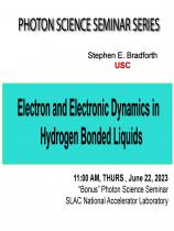 Electron and Electronic Dynamics in Hydrogen Bonded Liquids