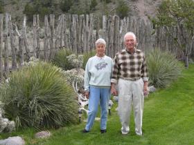 Farrel and Manetta at home in Eagle Valley, Nevada.